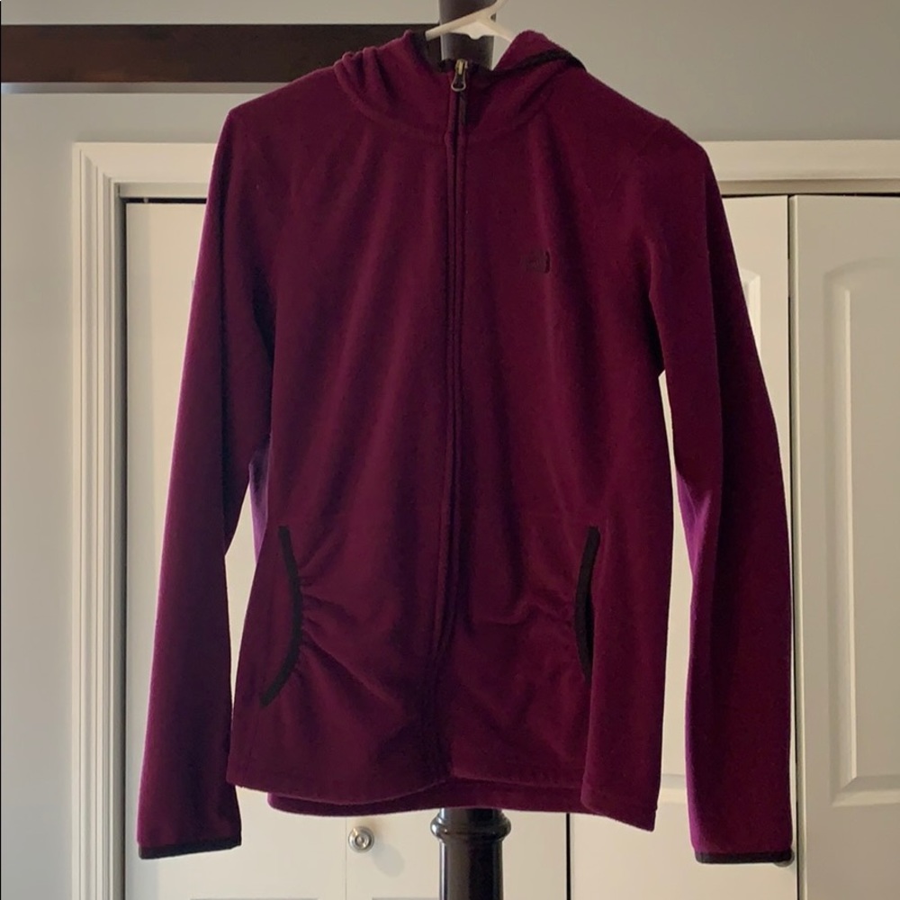 North face zip up jacket